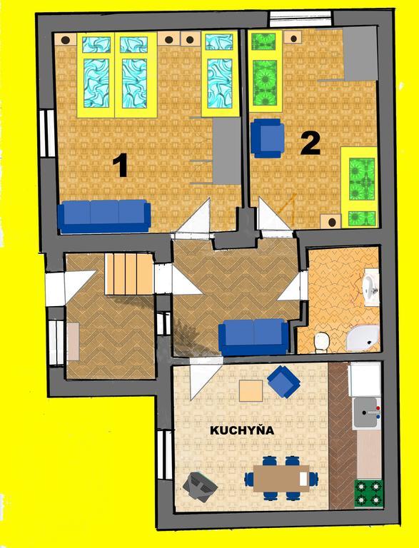 Apartman U Benkov Lúčky Ruang foto